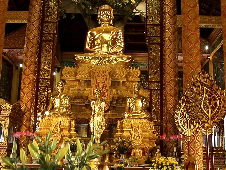 Chánh điện chùa Khmer